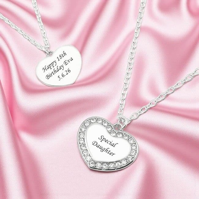 Engraved Necklace with Butterfly & Pearl | Jewels 4 Girls