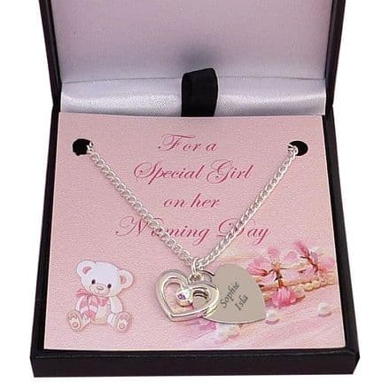 Engraved Necklace for Naming Day