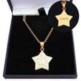 Engraved Rose Gold Star Necklace, Personalised Gift | Jewels 4 Girls