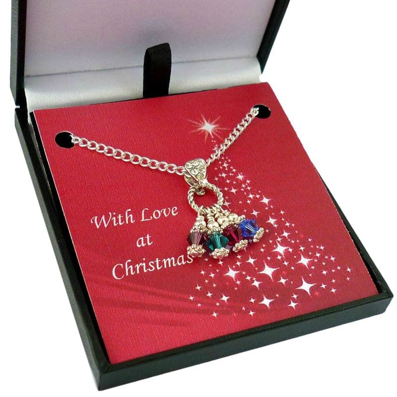 Family Birthstones Necklace for Christmas | Jewels 4 Girls
