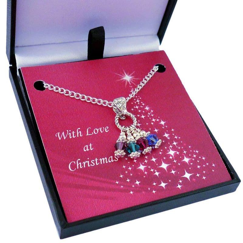Family Birthstones Necklace for Christmas | Jewels 4 Girls