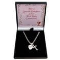 First Holy Communion Necklace with Cross and Engraving, Gift for a Girl  | Jewels 4 Girls