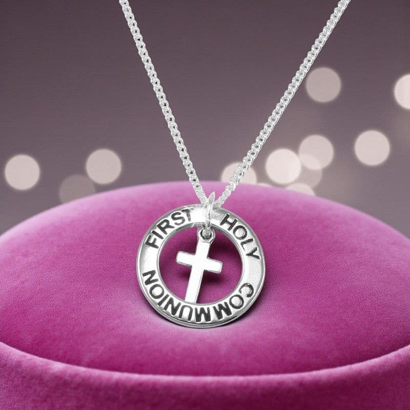 First Holy Communion Ring Necklace | Jewels 4 Girls
