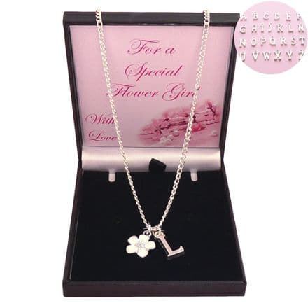 Flower Necklace for Flower Girls or Bridesmaids, Wedding