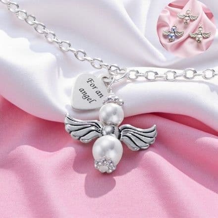 For an Angel Personalised Necklace