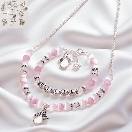 Girls Name Jewellery Set