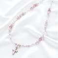 Girls or Ladies Crystal Daisies Necklace - Stg Silver | Jewels 4 Girls