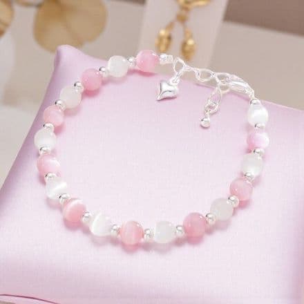 Girls Princess Cats Eye Bracelet