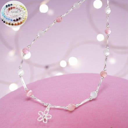 Girls Princess Flower Necklace