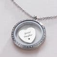Glass Memory Locket with Engraving for Christmas | Jewels 4 Girls