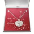 Heart Necklace for Mum, Sister etc in Christmas Gift Box | Jewels 4 Girls