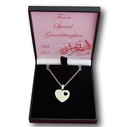 High Quality Silver Steel Girl's Heart Necklace