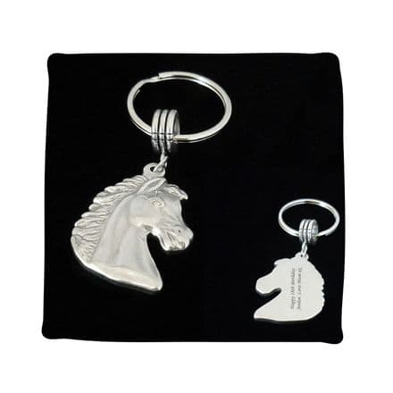 Horse Keyring Personalised with Any Engraving Equestrian Gift