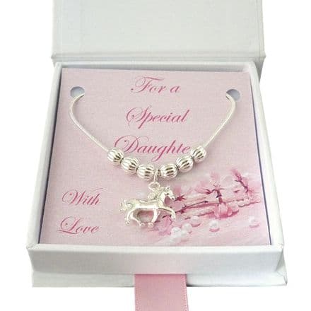 Horse Necklace for Daughter, Granddaughter, Niece, Special Friend, Sister...