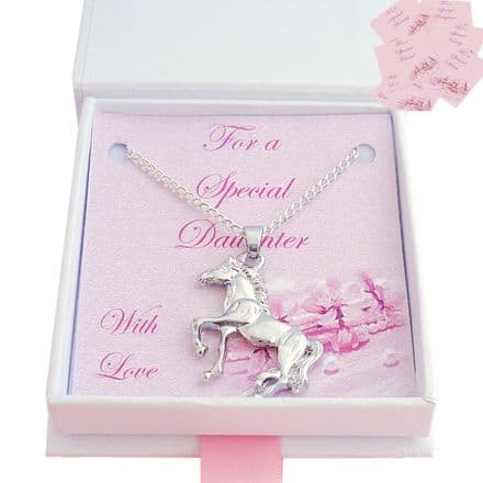 Horse Pendant, Gift Boxed for Sister, Mum, Daughter...
