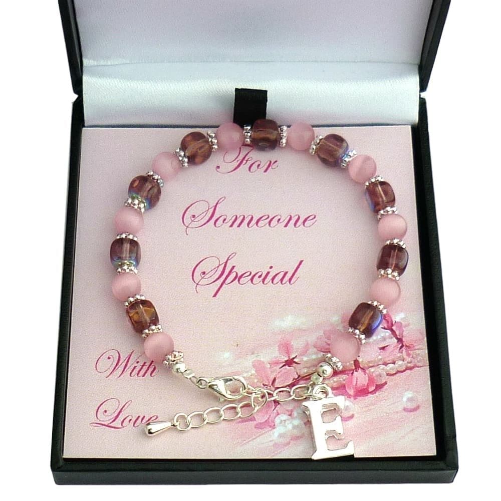Initial Charm Bracelet for Girl, Daughter, Niece etc Jewels 4 Girls