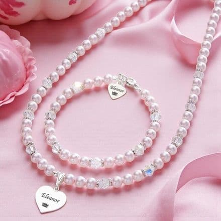 Made for a Princess Pearl Set - Free Engraving