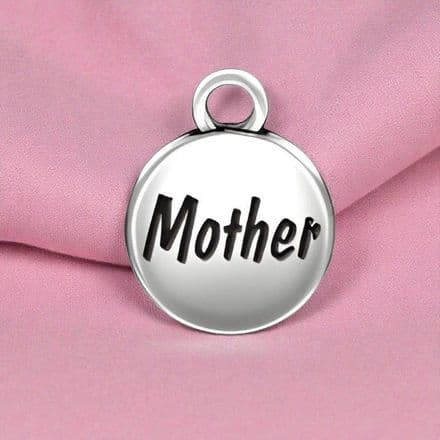 Mother Charm, Sterling Silver