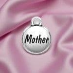 Mother Charm, Sterling Silver