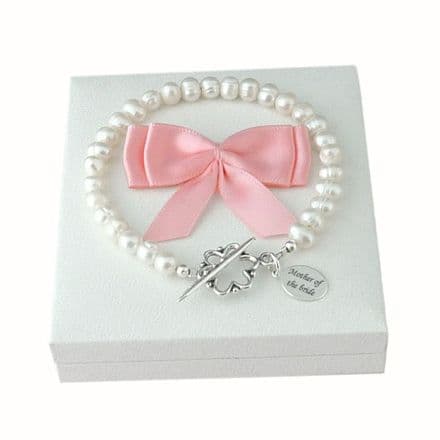 Mother of the Bride Bracelet with Engraving