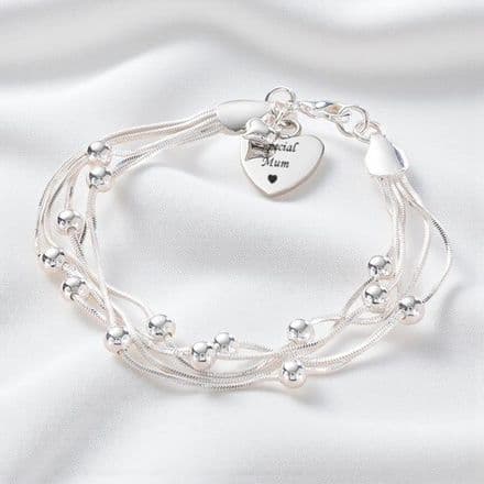 Mum Bracelet with Personalised Engraving