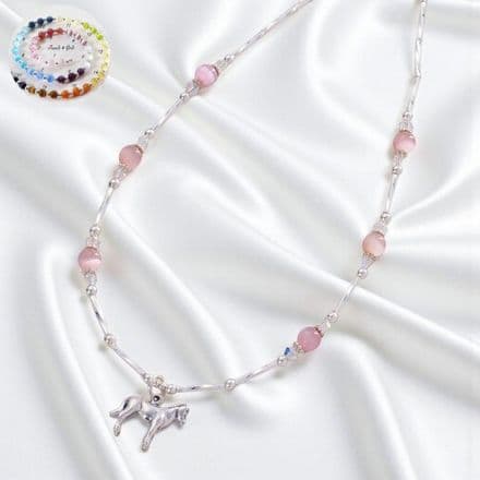 Necklace with Silver Pony Pendant