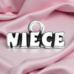 Niece Charm, Sterling Silver