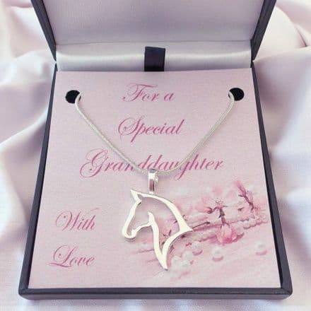 Open Horse Head Necklace