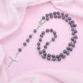 Pearl Rosary Beads in Gift Pouch, Various Colours | Jewels 4 Girls