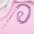 Pearl Rosary Beads in Gift Pouch, Various Colours | Jewels 4 Girls