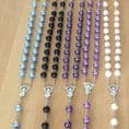 Pearl Rosary Beads in Gift Pouch, Various Colours | Jewels 4 Girls