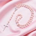 Pearl Rosary Beads in Gift Pouch, Various Colours | Jewels 4 Girls