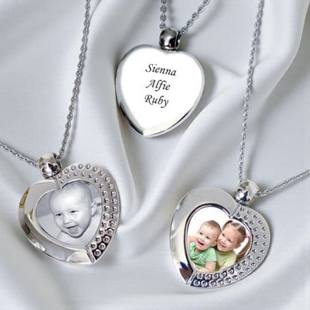 Permanent Photo Pendant with Engraving