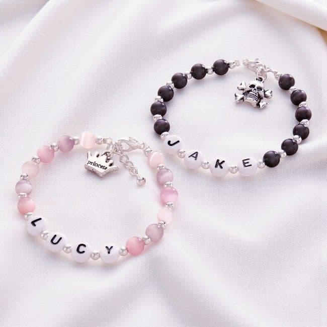 Personalised Bracelets Pirates and Princesses - discounts! | Jewels 4 Girls