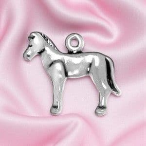 Pony Charm, Sterling Silver