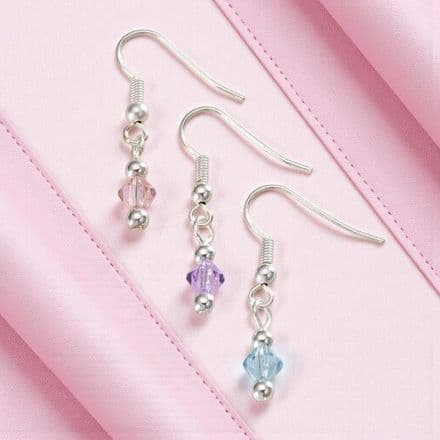 Preciosa Crystal Earrings, Huge Colour Range