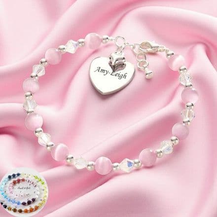 Rosa Bracelet with Engraved Heart
