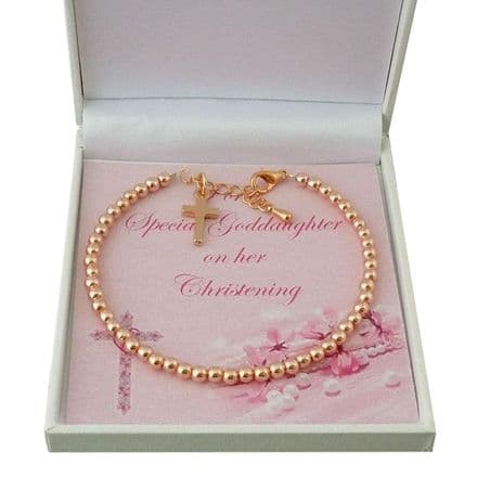 Rose Gold Christening & Baptism Jewellery