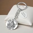 Saint Christopher Keyring with Engraving | Jewels 4 Girls