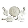Silver Angel Necklace with Engraved Tag for Christmas | Jewels 4 Girls