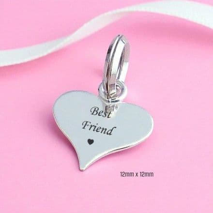 Silver Best Friend Tag