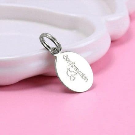 Silver Confirmation Tag