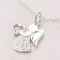 Sterling Silver Angel Necklace in Christmas Box| Jewels 4 Girls
