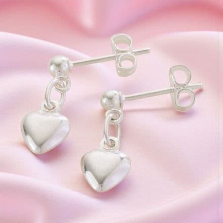 Sterling Silver Heart Earrings