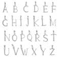 Sterling Silver Letter Necklace for Christmas | Jewels 4 Girls