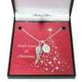 Sterling Silver Wing Necklace with Engraving for Christmas | Jewels 4 Girls