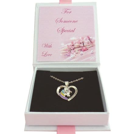 Unicorn Necklace for Girls, Gift for Special Friend, Sister etc.
