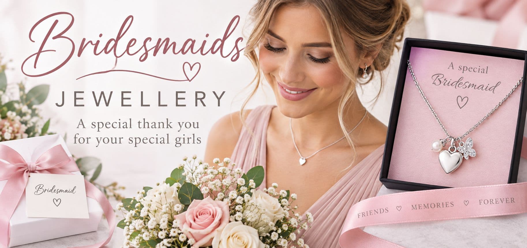 Personalised Bridesmaids Jewellery
