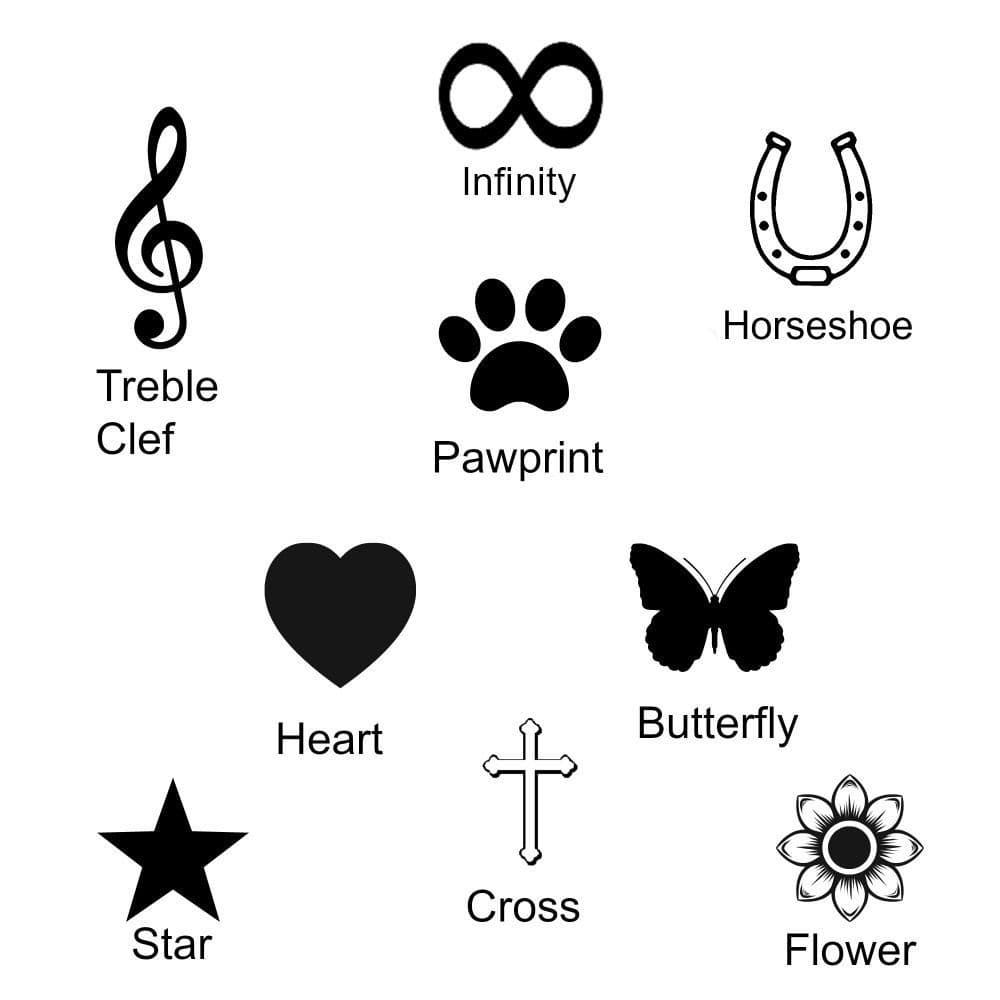 Symbols for engraving