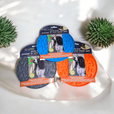 3  Lick  Treat mats with suction pads